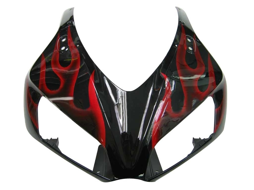 Fairings 2006-2007 Honda CBR 1000 RR Black & Red Flame  Generic