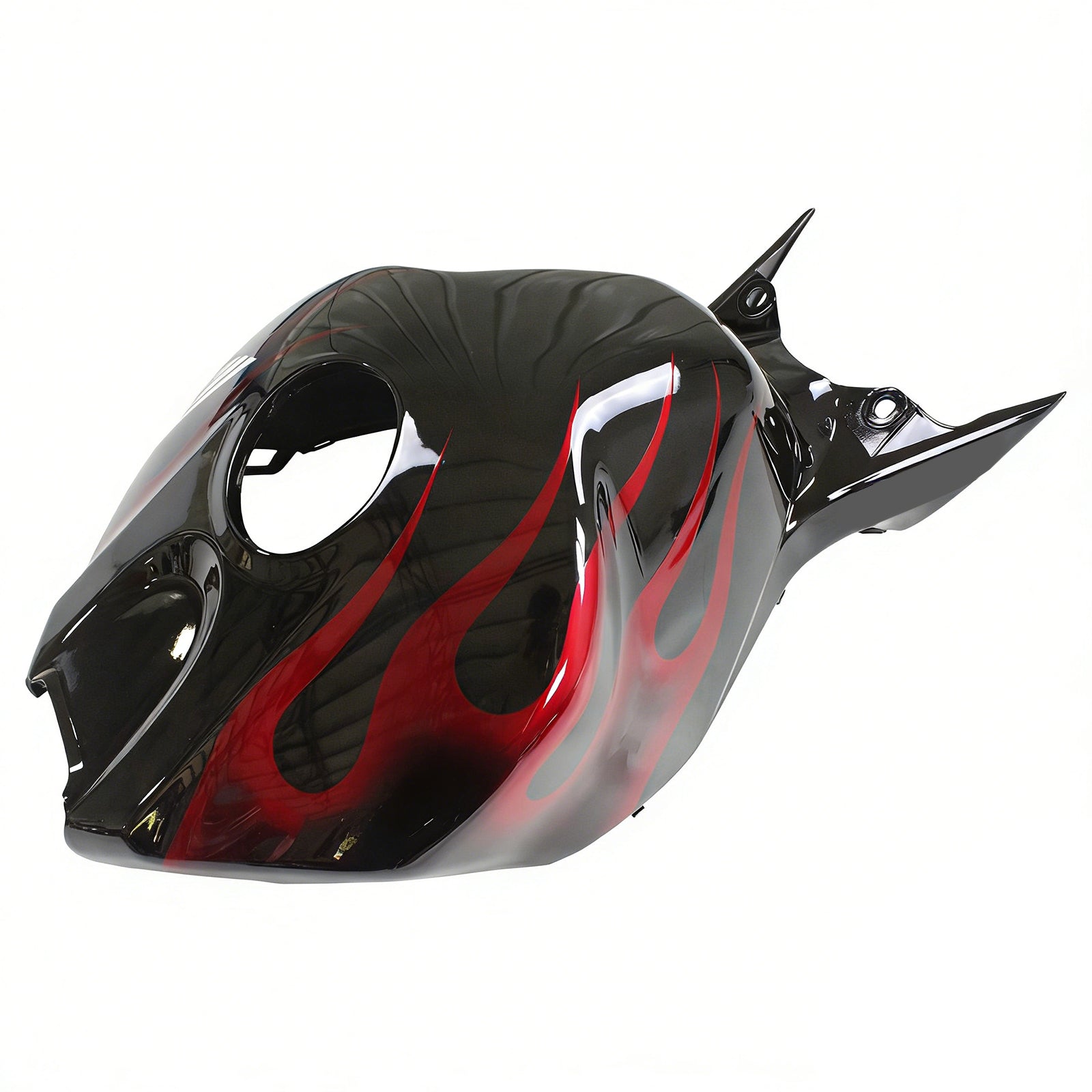 Fairings 2006-2007 Honda CBR 1000 RR Black & Red Flame Shark  Generic