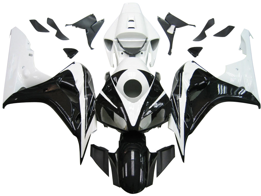 Fairings 2006-2007 Honda CBR 1000 RR Black and White CBR Generic