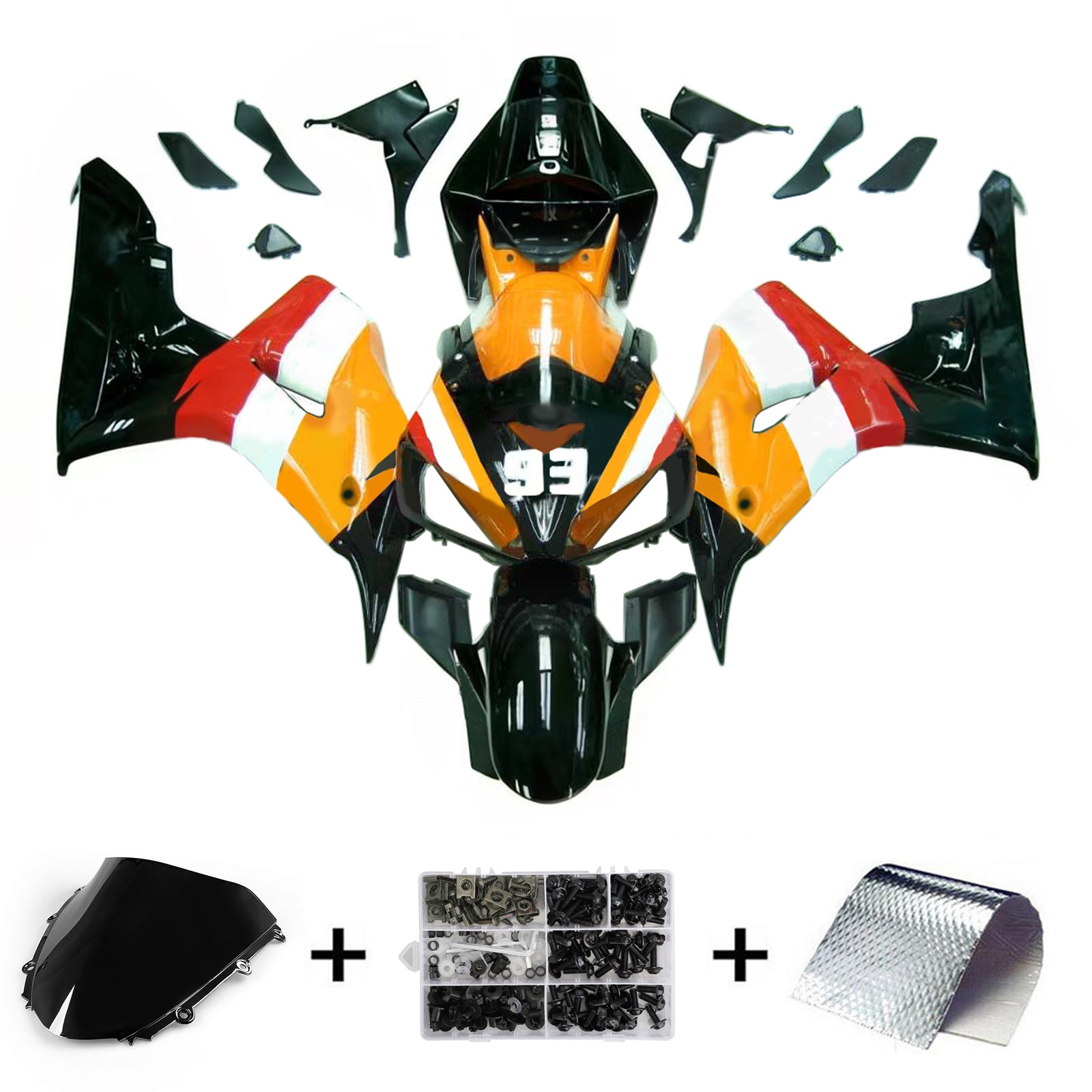 Honda CBR1000RR 2006-2007 Fairing Kit Bodywork Plastic ABS