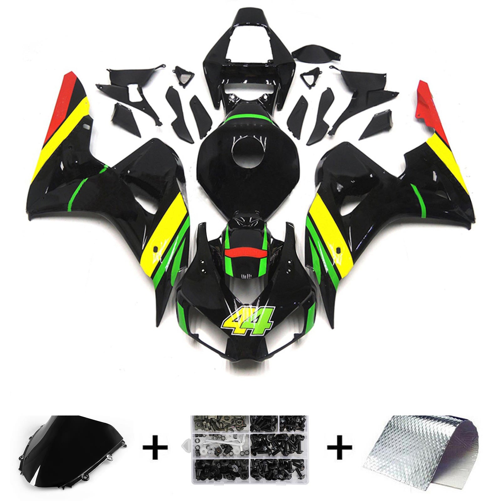 혼다 CBR1000RR 2006-2007 페어링 키트 차체 플라스틱 ABS
