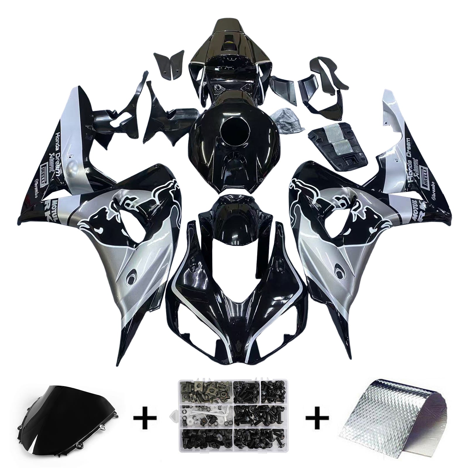 Honda CBR1000RR 2006-2007 Fairing Kit Bodywork Plastic ABS