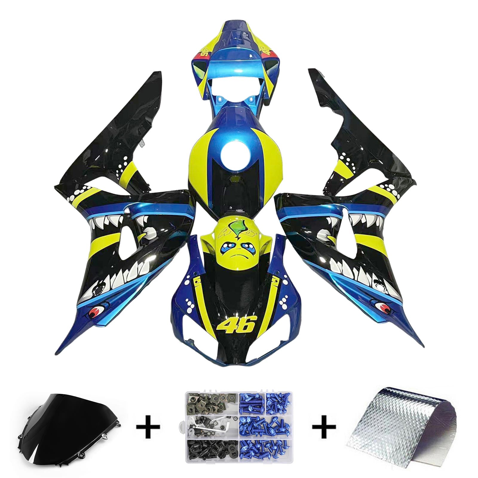 Honda CBR1000RR 2006-2007 Fairing Kit Bodywork Plastic ABS