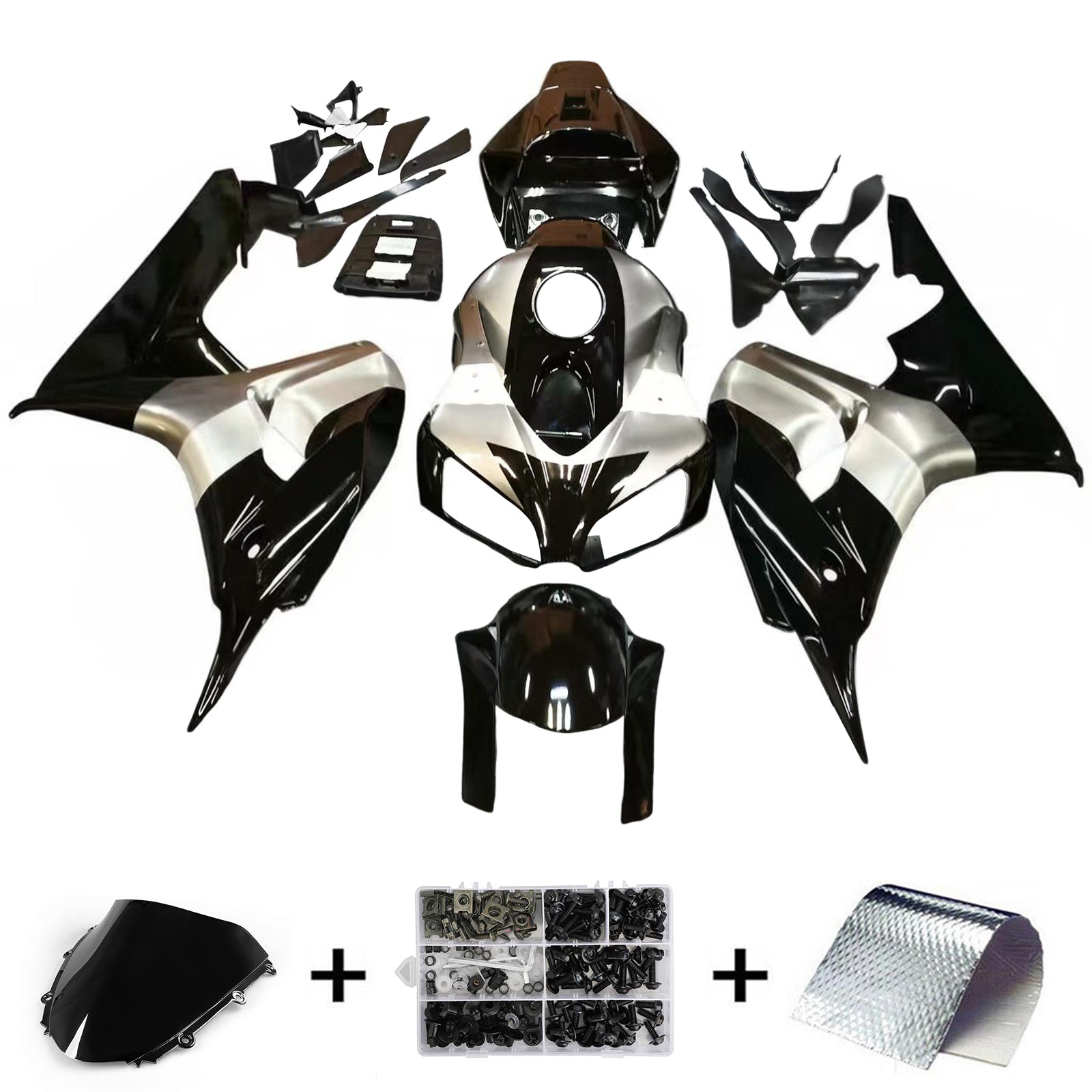혼다 CBR1000RR 2006-2007 페어링 키트 차체 플라스틱 ABS