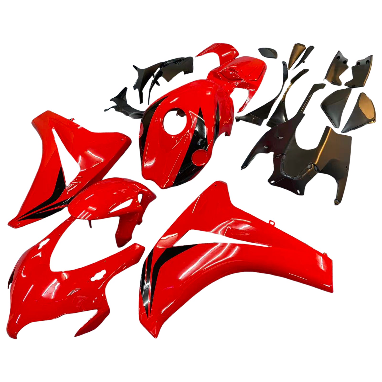페어링 2008-2011 혼다 CBR1000 RR 레드 &amp; 블랙 CBR 제네릭