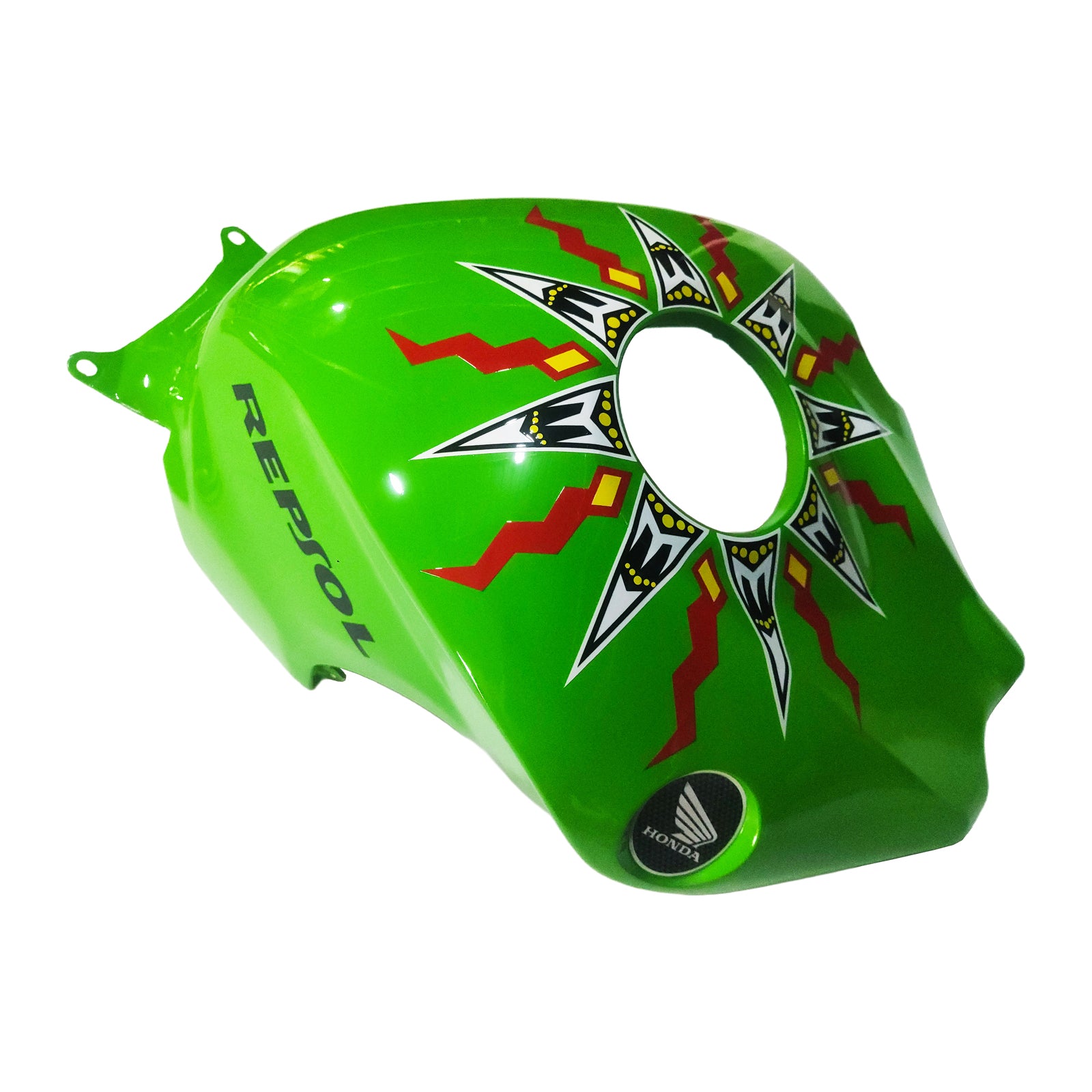 Fairings 2008-2011 Honda CBR 1000 RR Black Green Valentino Rossi   Generic