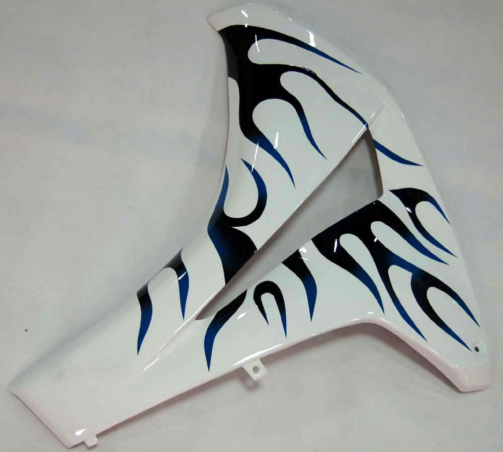 Fairings 2008-2011 Honda CBR 1000 RR White & Blue Black Flame  Generic