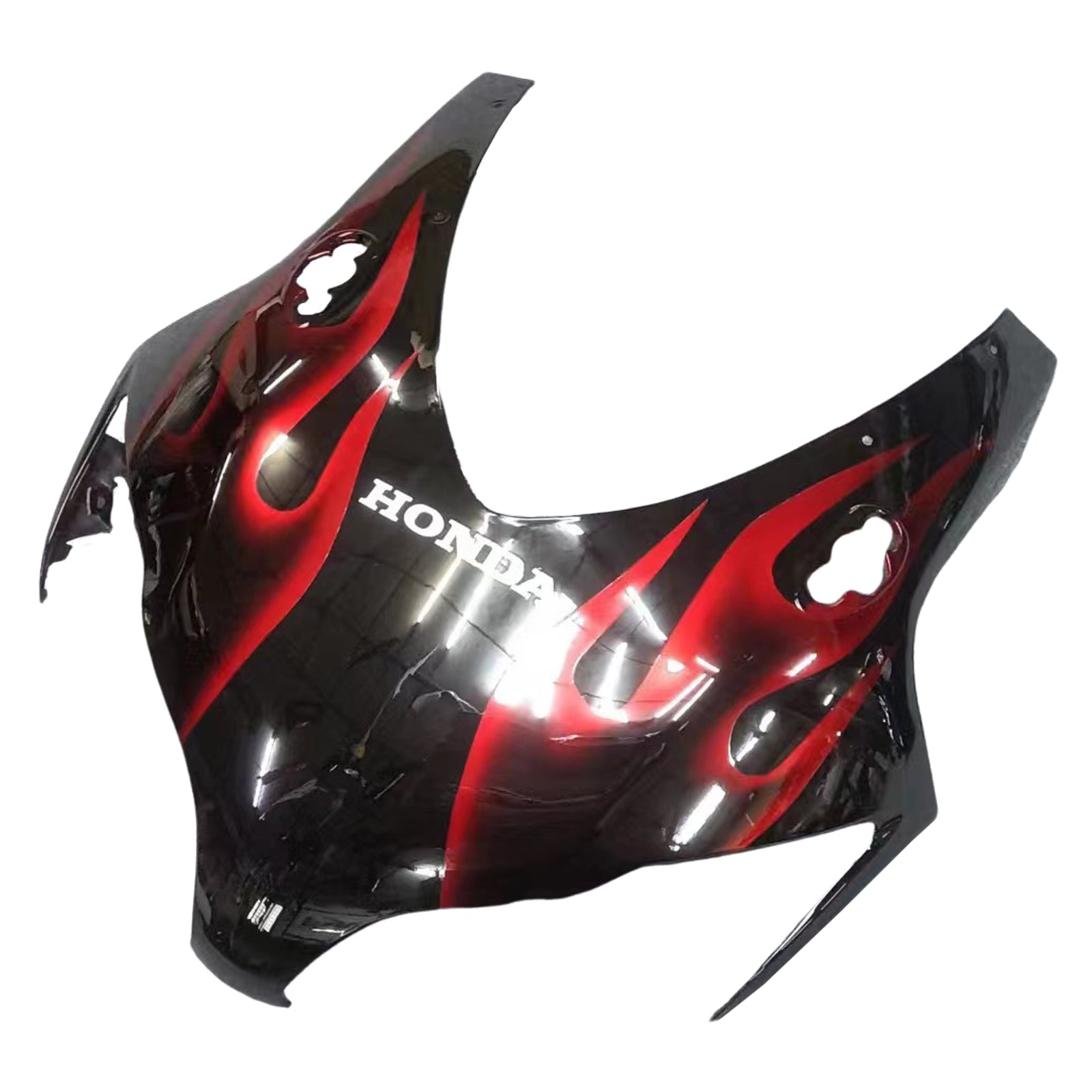 Fairings 2008-2011 Honda CBR 1000 RR Black & Cherry Red Flame  Generic