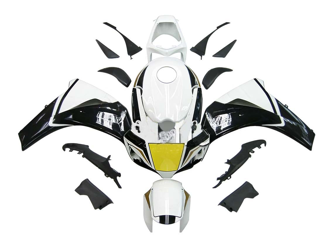 Fairings 2008-2011 Honda CBR 1000 RR Black White Playboy Generic