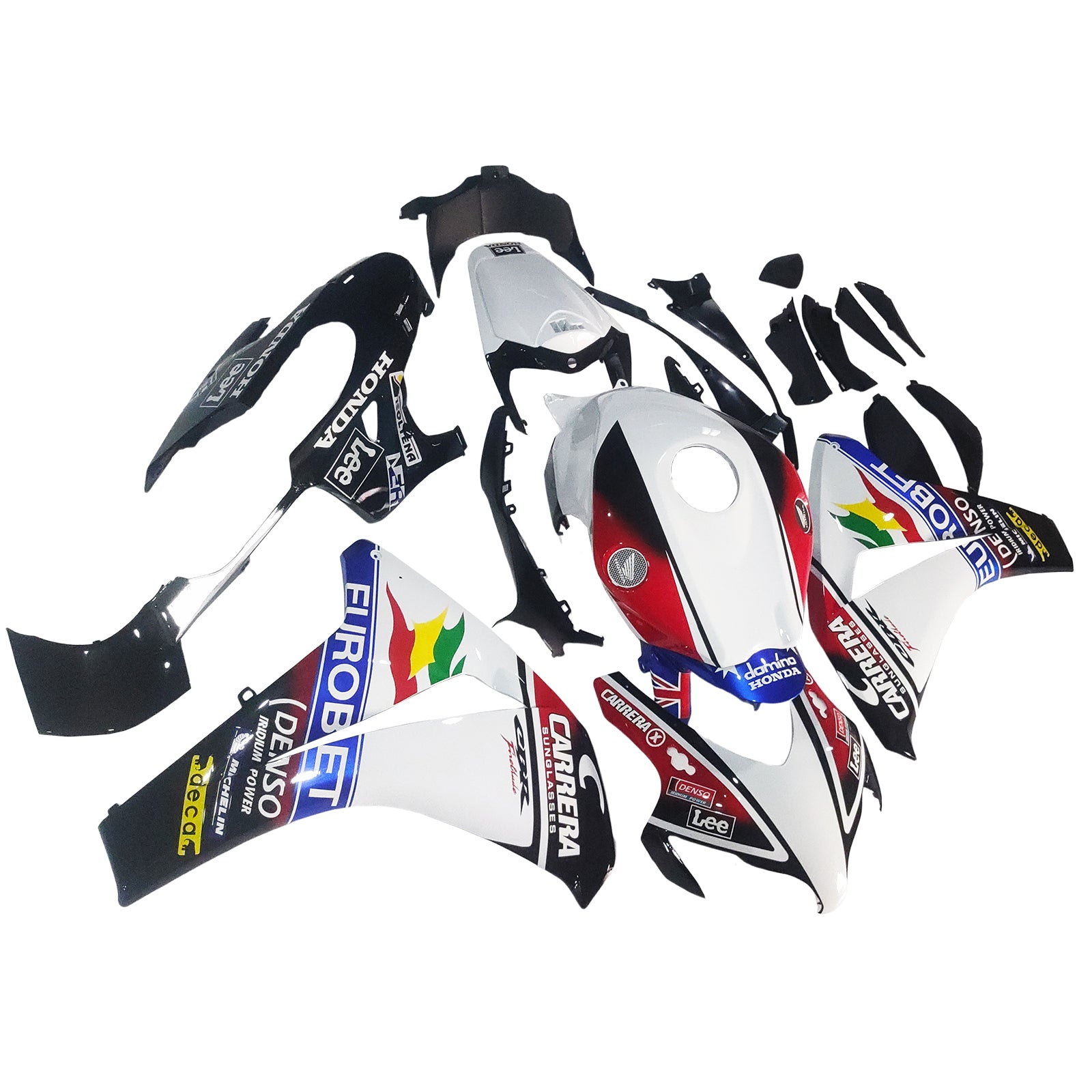 Fairings 2008-2011 Honda CBR 1000 RR Multi-Color Eurobet  Generic