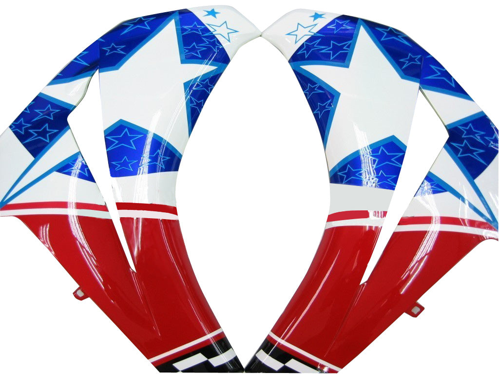 Fairings 2008-2011 Honda CBR 1000 RR Red White Blue Star Generic