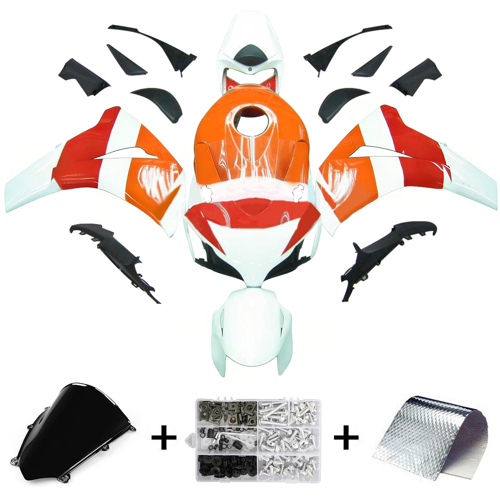 Honda CBR1000RR 2008-2011 Fairing Kit Bodywork Plastic ABS