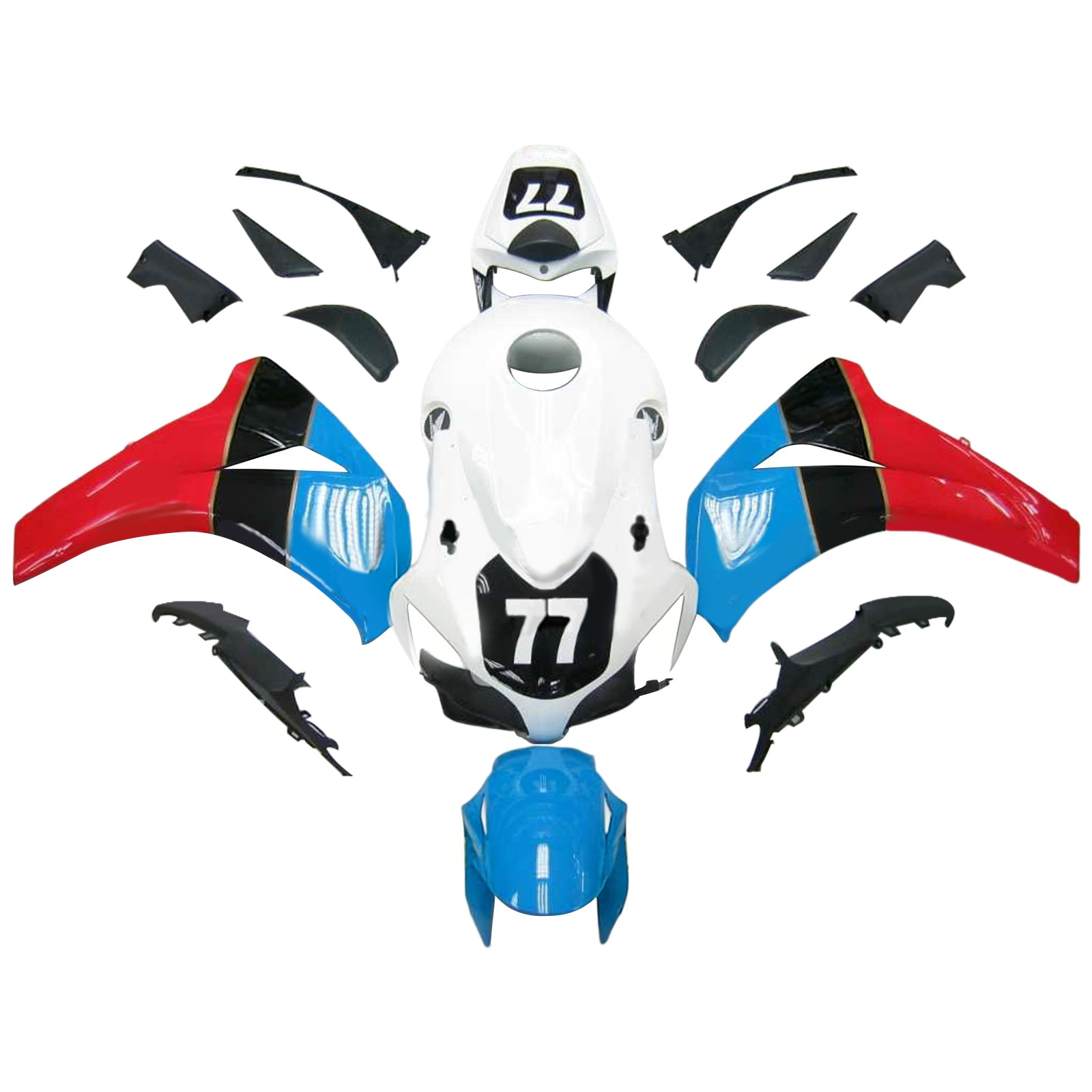 Honda CBR1000RR 2008-2011 Fairing Kit Bodywork Plastic ABS