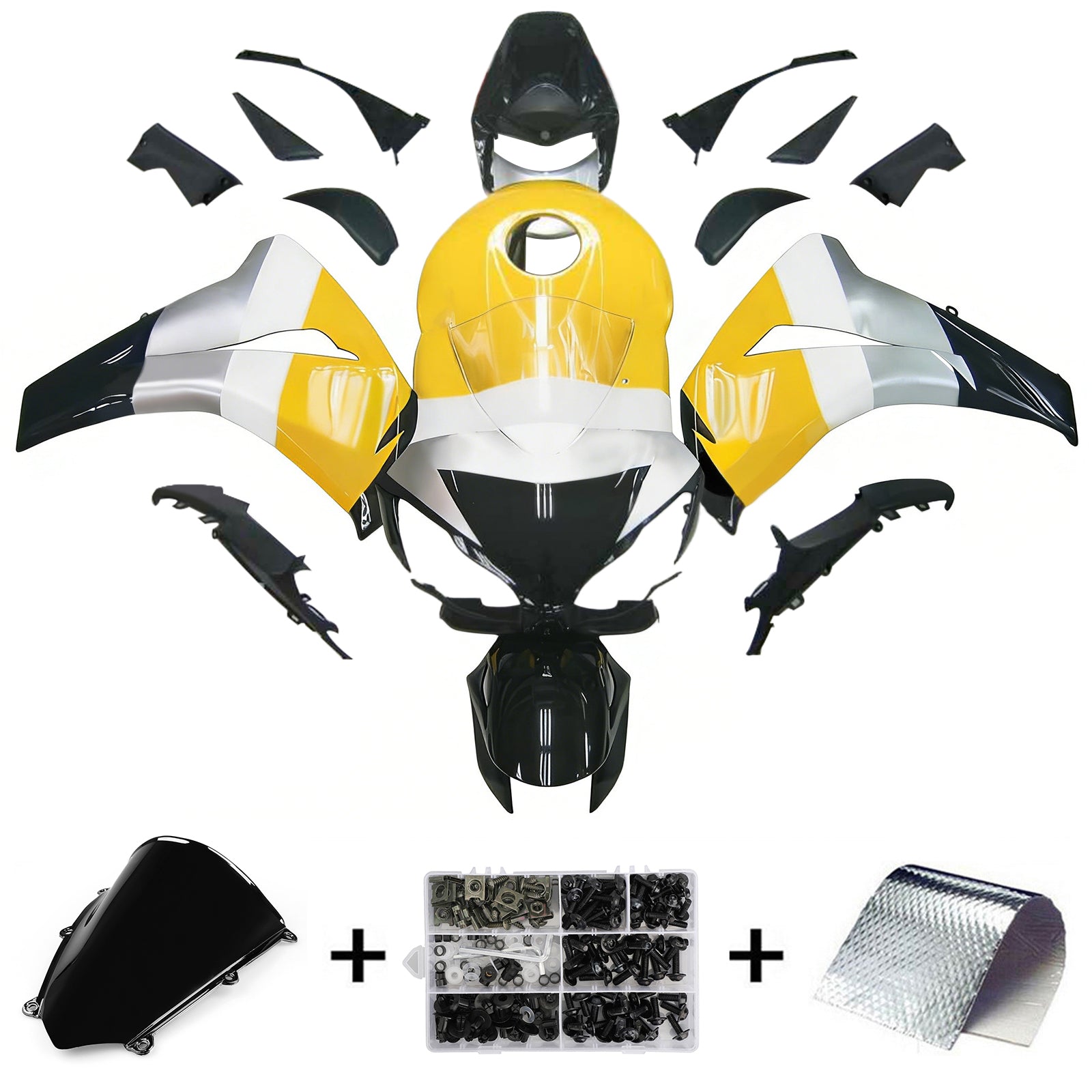 Honda CBR1000RR 2008-2011 Fairing Kit Bodywork Plastic ABS