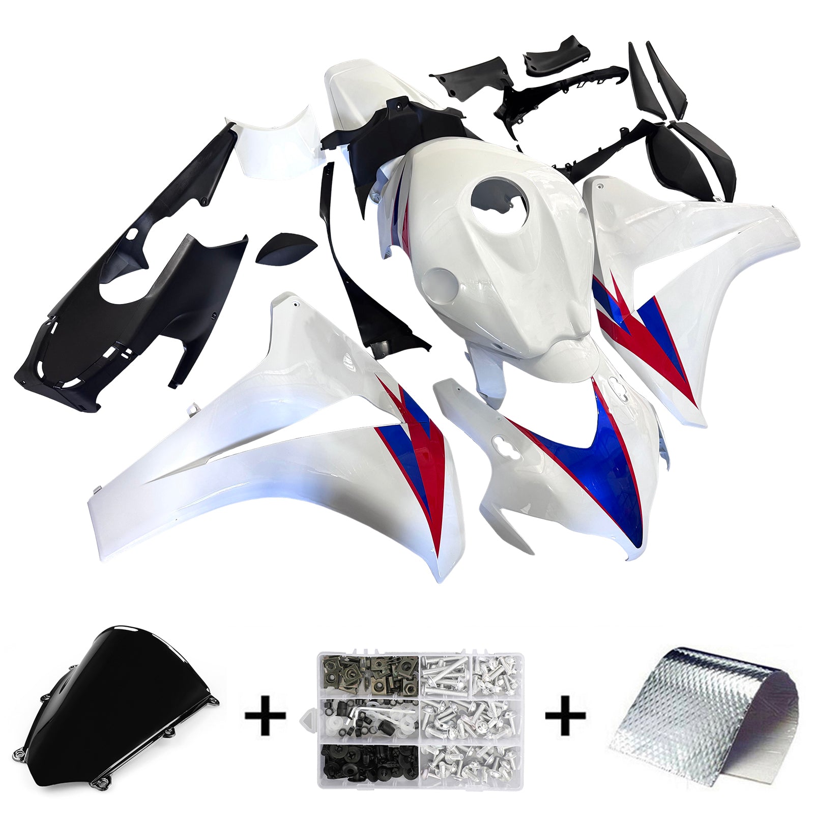 2008-2011 Honda CBR1000RR Fairing Kit Bodywork Plastic ABS