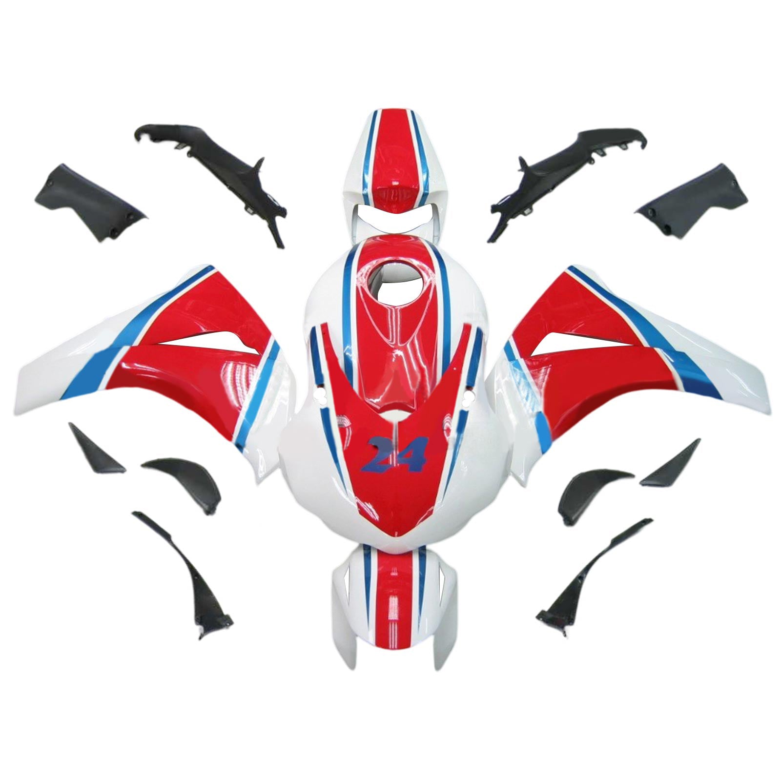Honda CBR1000RR 2008-2011 Fairing Kit Bodywork Plastic ABS