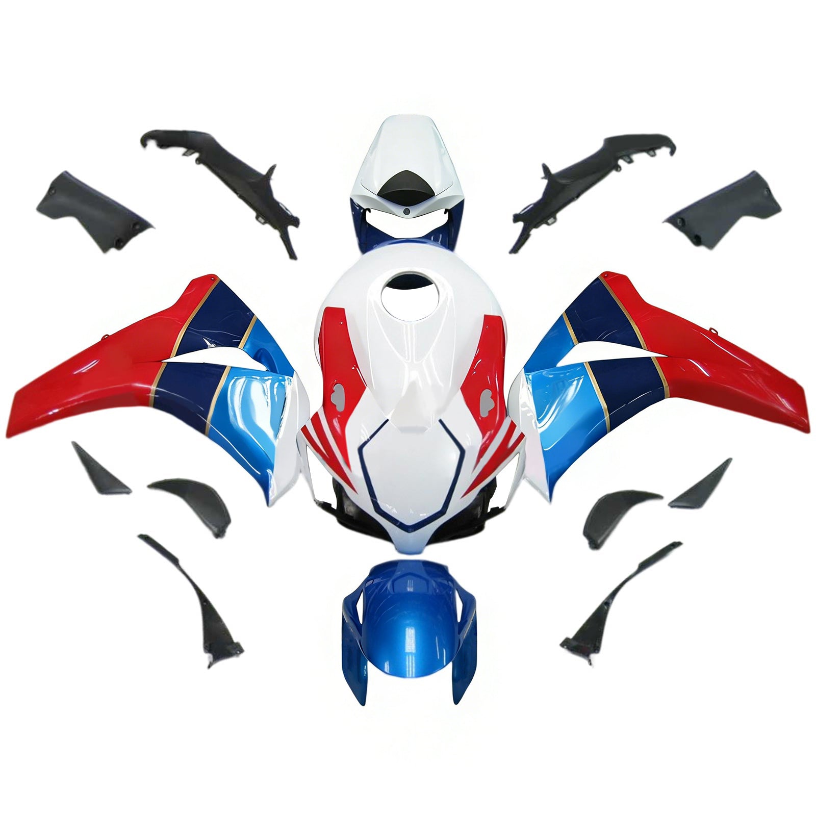 Honda CBR1000RR 2008-2011 Fairing Kit Bodywork Plastic ABS