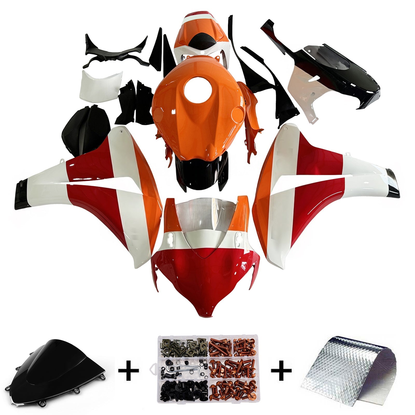 Honda CBR1000RR 2008-2011 Fairing Kit Bodywork Plastic ABS