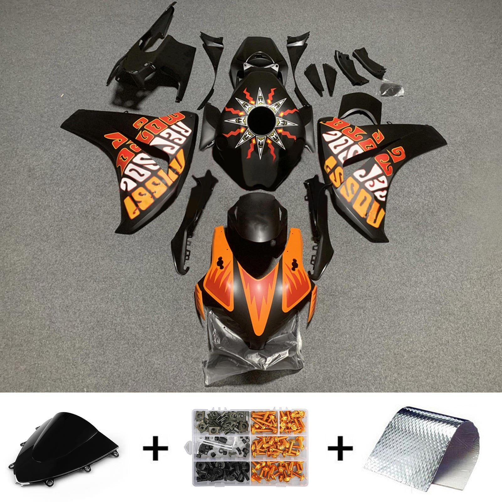 혼다 CBR1000RR 2008-2011 페어링 키트 차체 플라스틱 ABS
