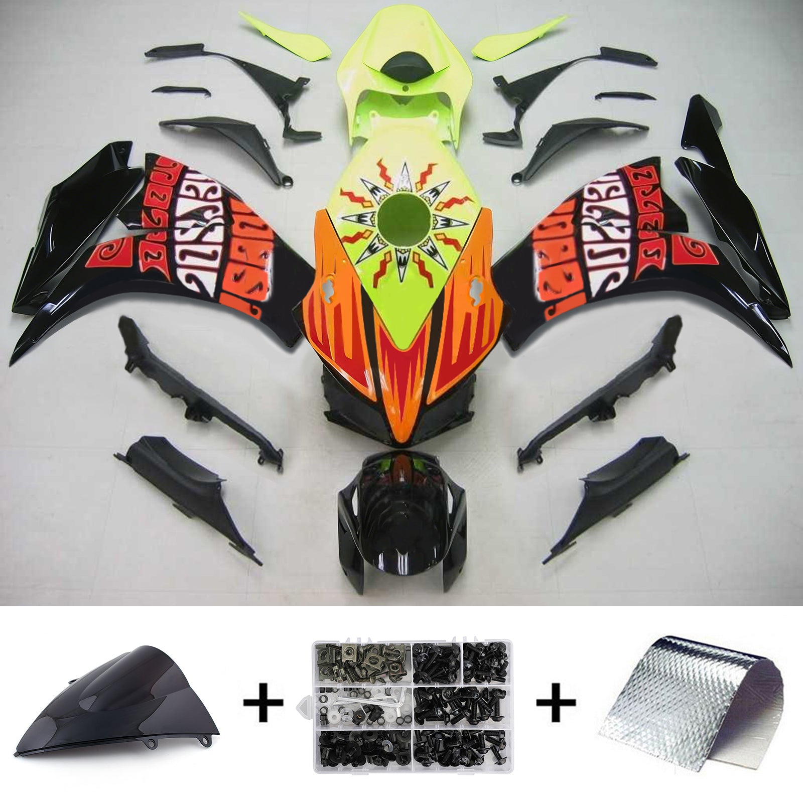 Honda CBR1000RR 2012-2016 Kit Carenado Carrocería Plástico ABS