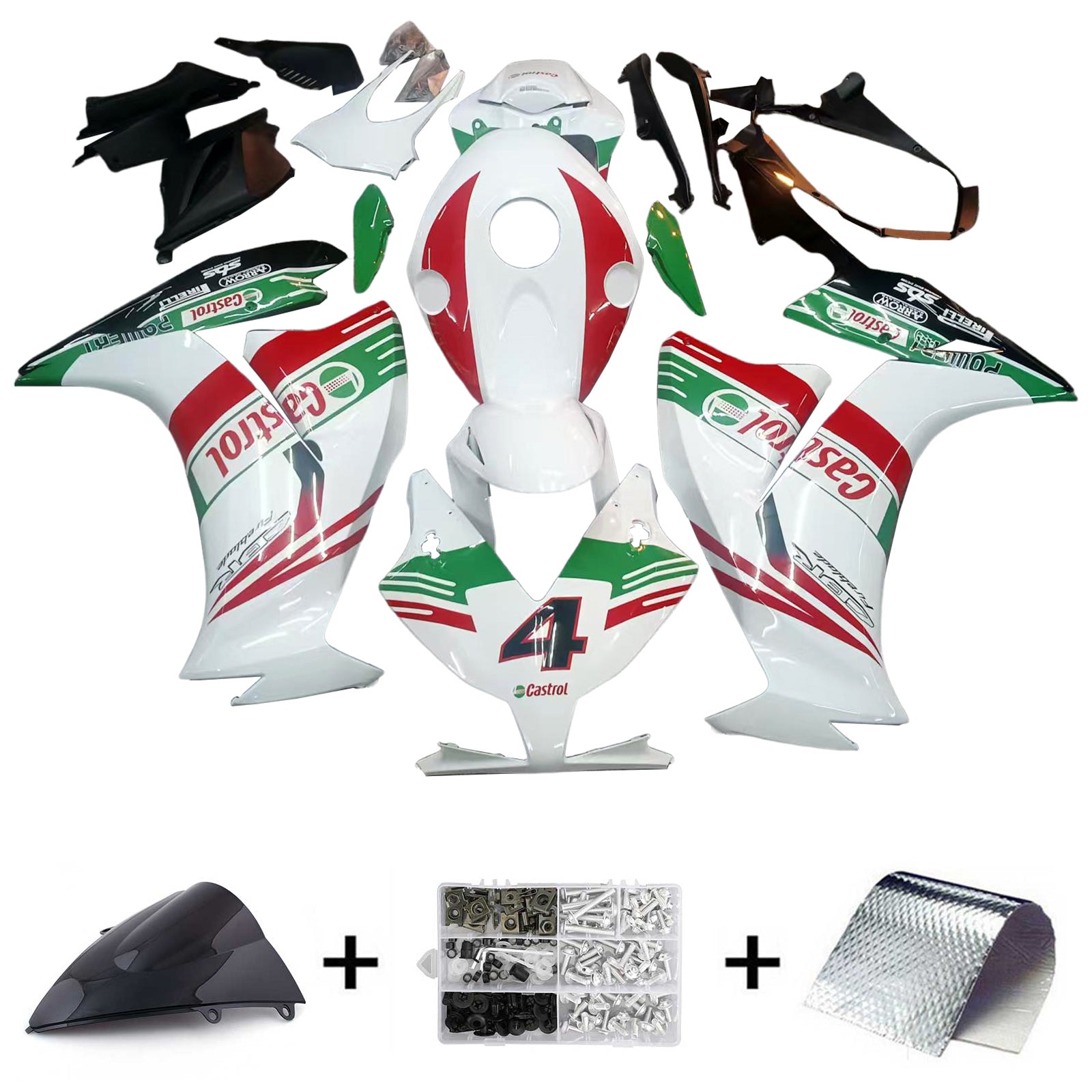 Honda CBR1000RR 2012-2016 Fairing Kit Bodywork Plastic ABS