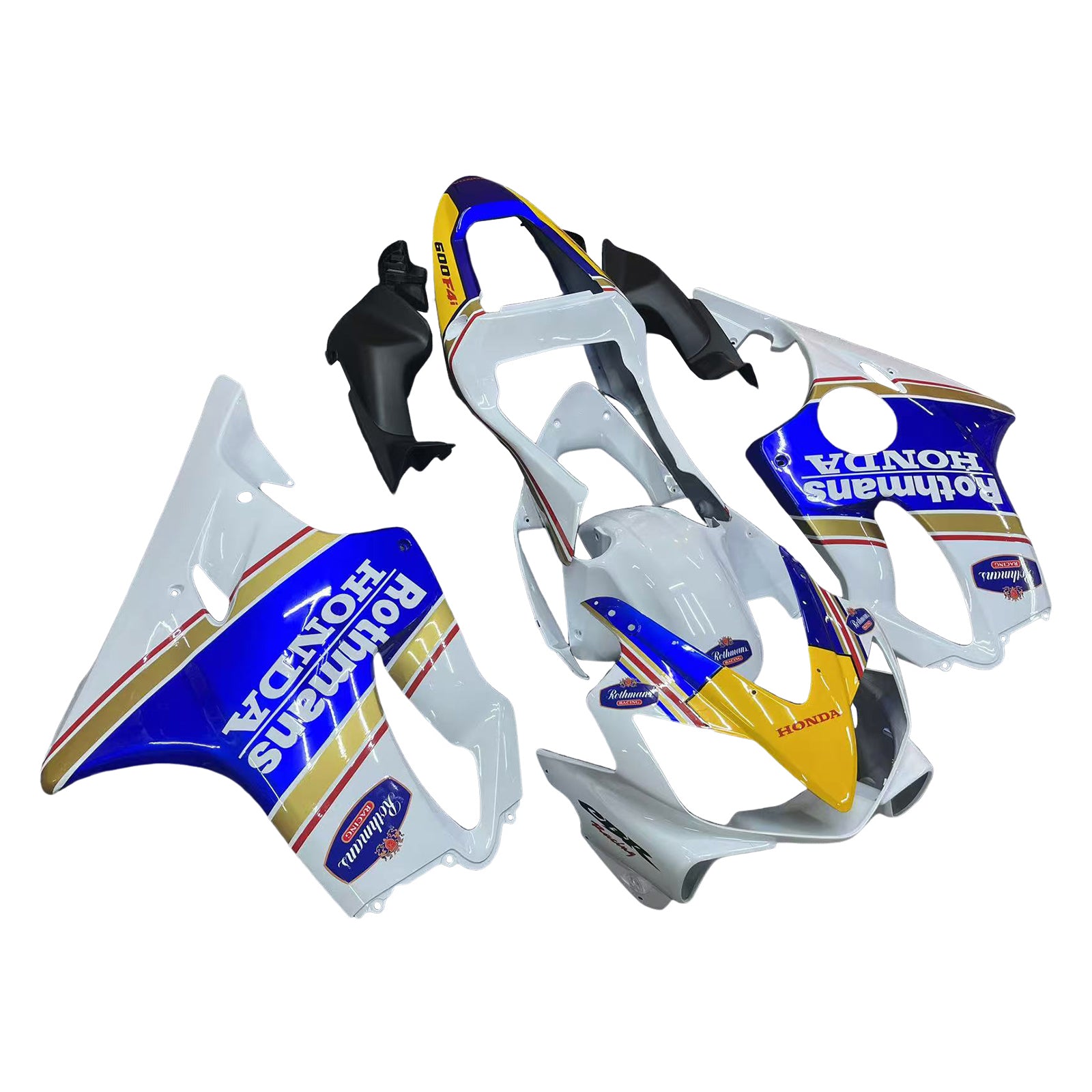 Fairings 2001-2003 Honda CBR 600 F4i White Rothmans Honda  Generic