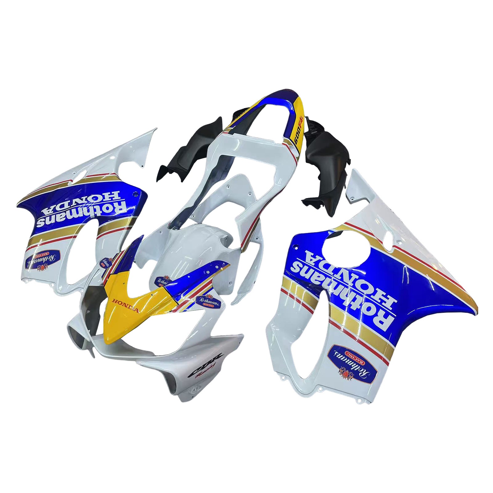 Fairings 2001-2003 Honda CBR 600 F4i White Rothmans Honda  Generic