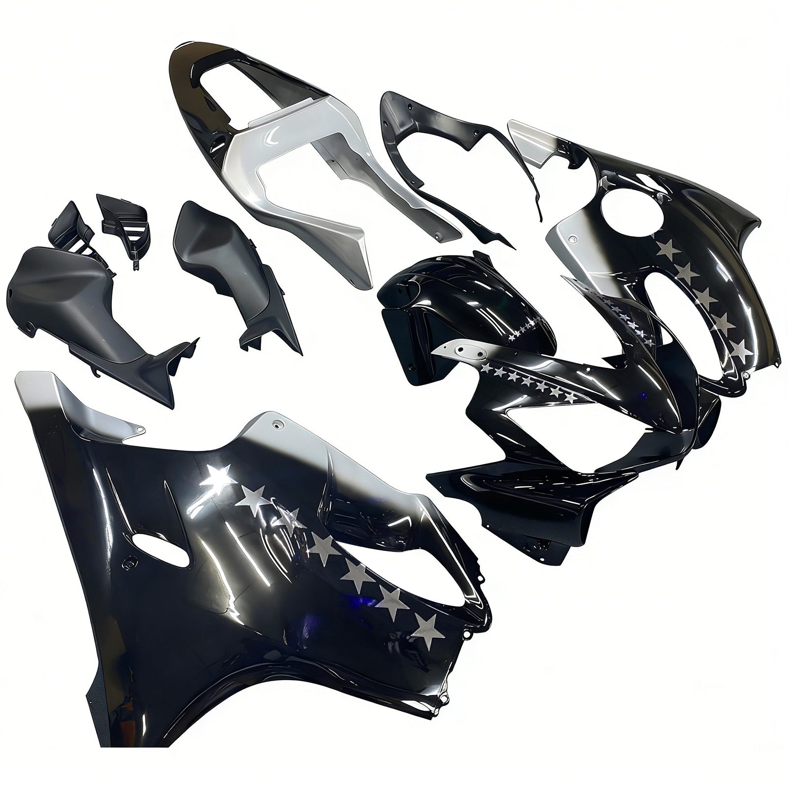 Fairings 2001-2003 Honda CBR 600 F4i Black SevenStars