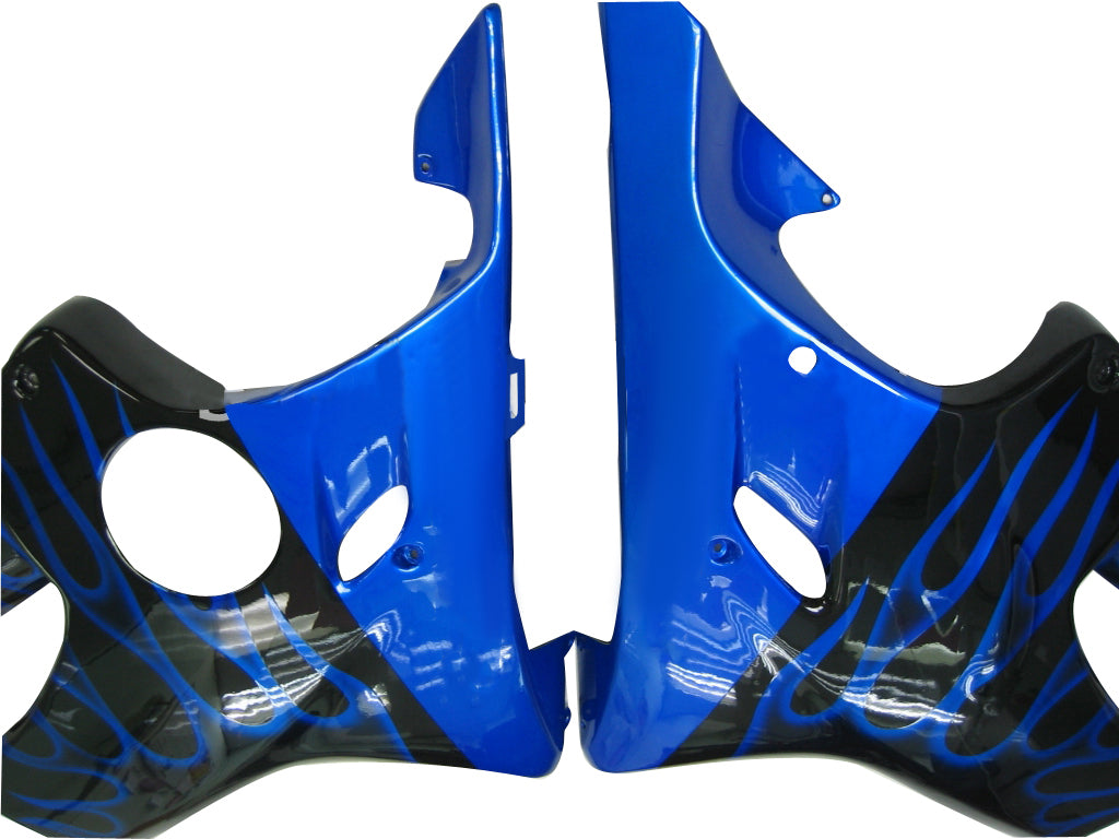 Fairings 2001-2003 Honda CBR 600 F4i Black & Blue Flame Generic