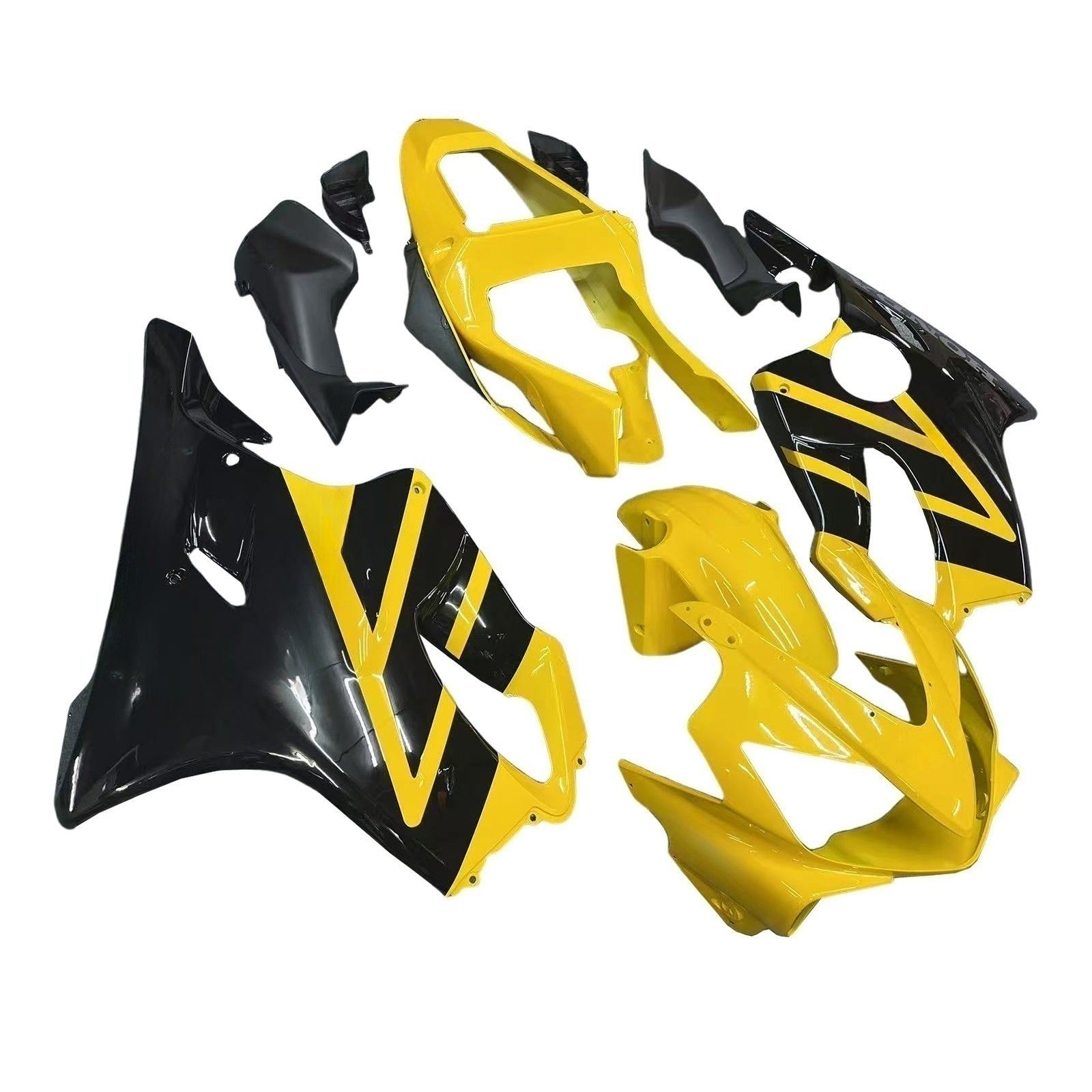Fairings 2001-2003 Honda CBR 600 F4i Yellow & Black F4i Generic