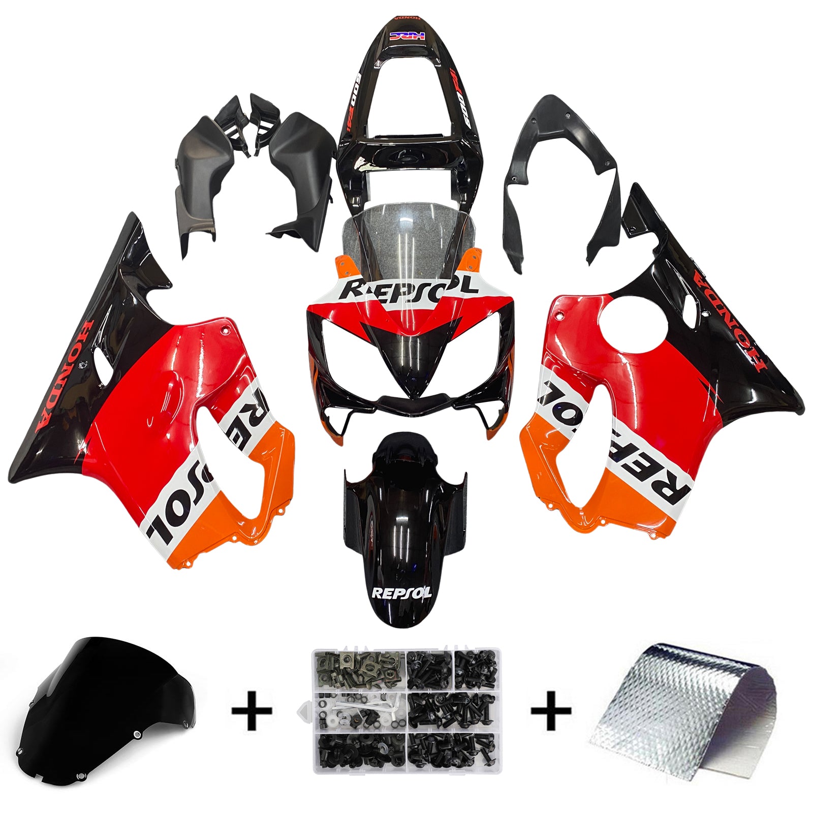 Honda CBR600 F4i 2001-2003 Fairing Kit Bodywork Plastic ABS