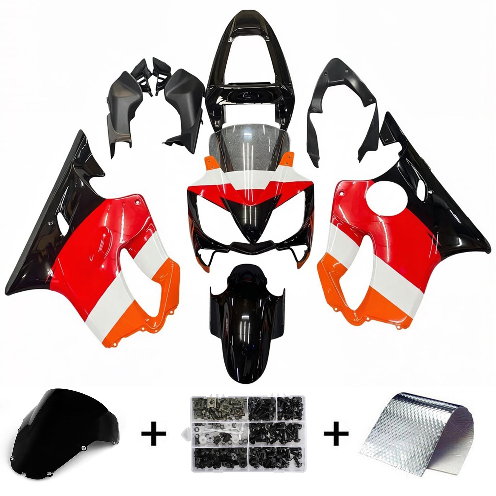 Honda CBR600 F4i 2001-2003 Fairing Kit Bodywork Plastic ABS