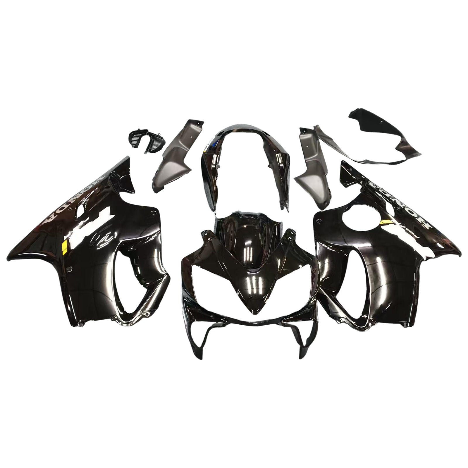 Fairings 2004-2007 Honda CBR 600 F4i  Black F4i  Generic