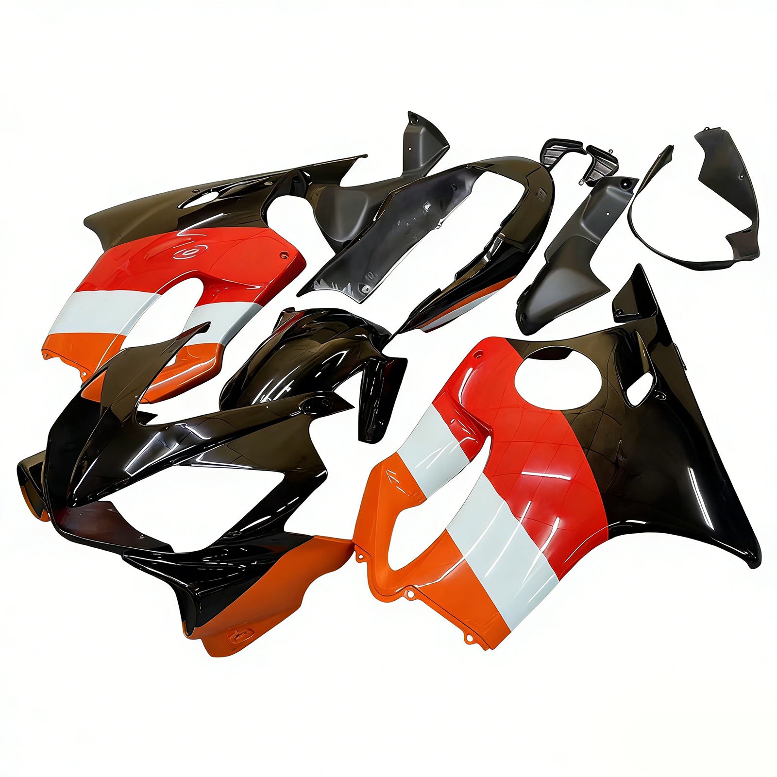 Fairings 2004-2007 Honda CBR 600 F4i Black Repsol