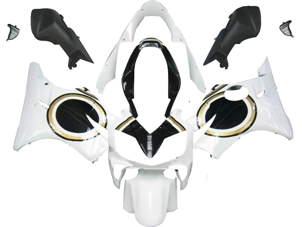 페어링 2004-2007 혼다 CBR 600 F4i 화이트 럭키 스트라이크 제네릭