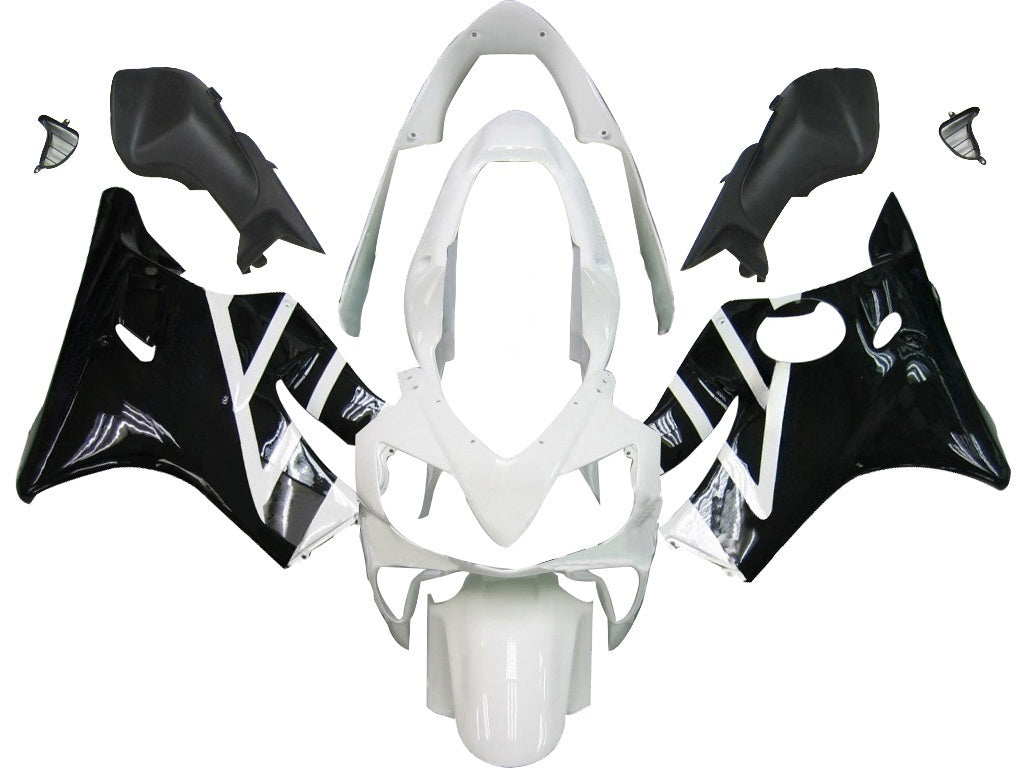 Carenados 2004-2007 Honda CBR 600 F4i Blanco y Negro F4i Genérico