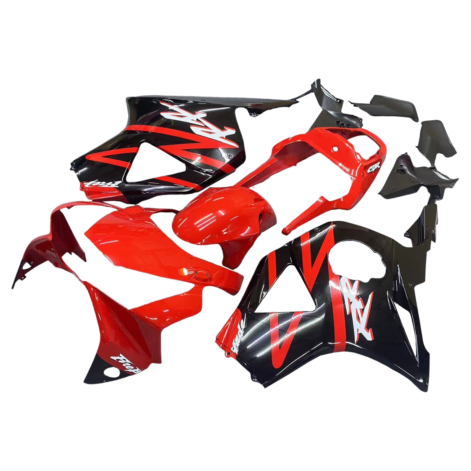 페어링 2002-2003 혼다 CBR 954 RR 레드 및 블랙 RR 제네릭