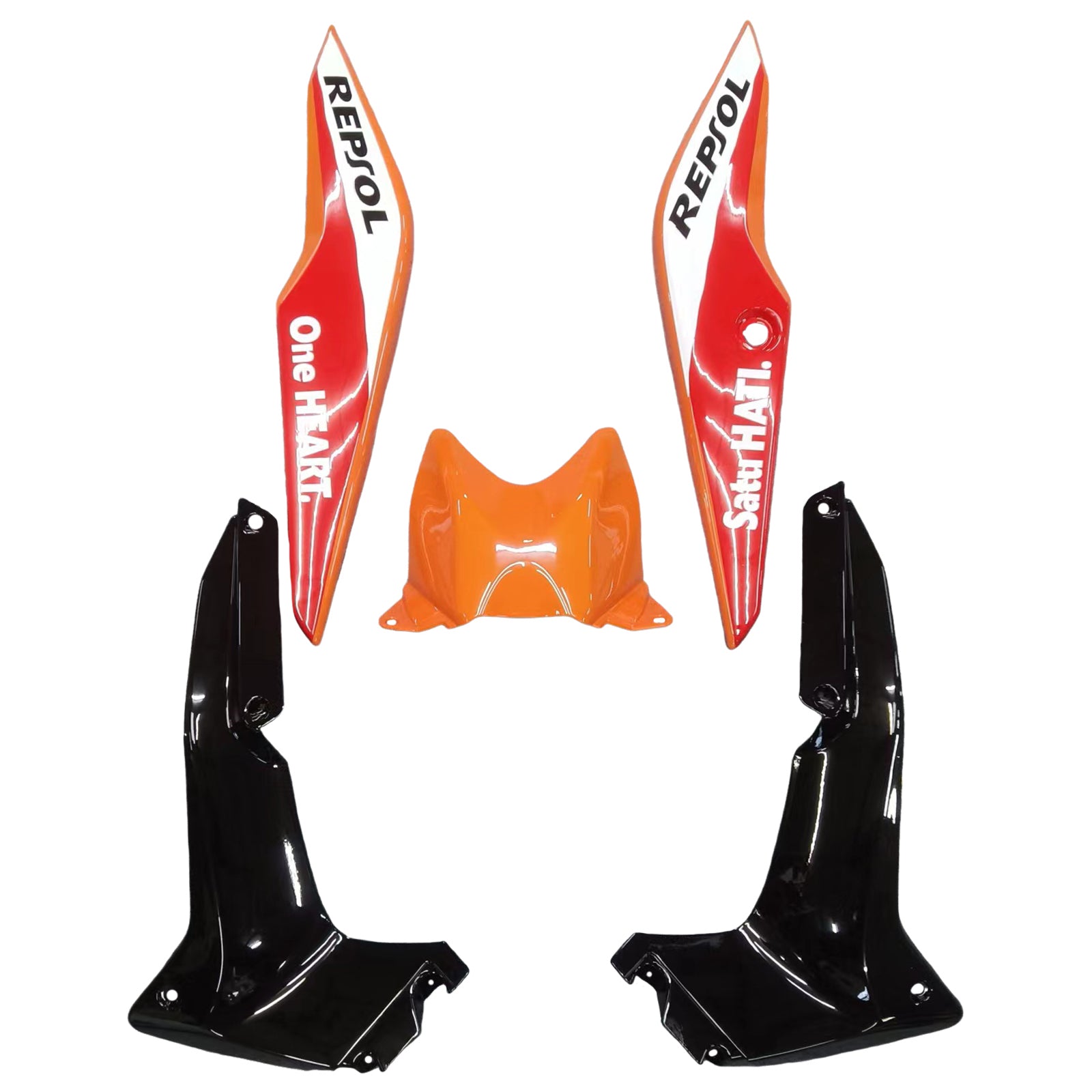 Carenados 2011-2015 Honda CBR250R Repsol Naranja Genérico