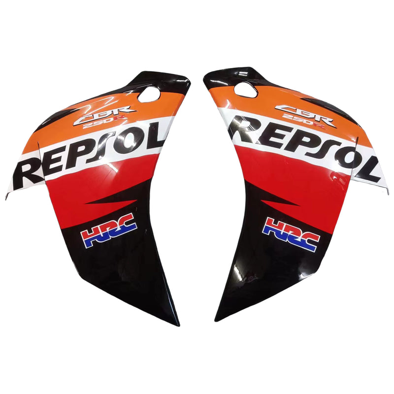 Carenados 2011-2015 Honda CBR250R Repsol Naranja Genérico