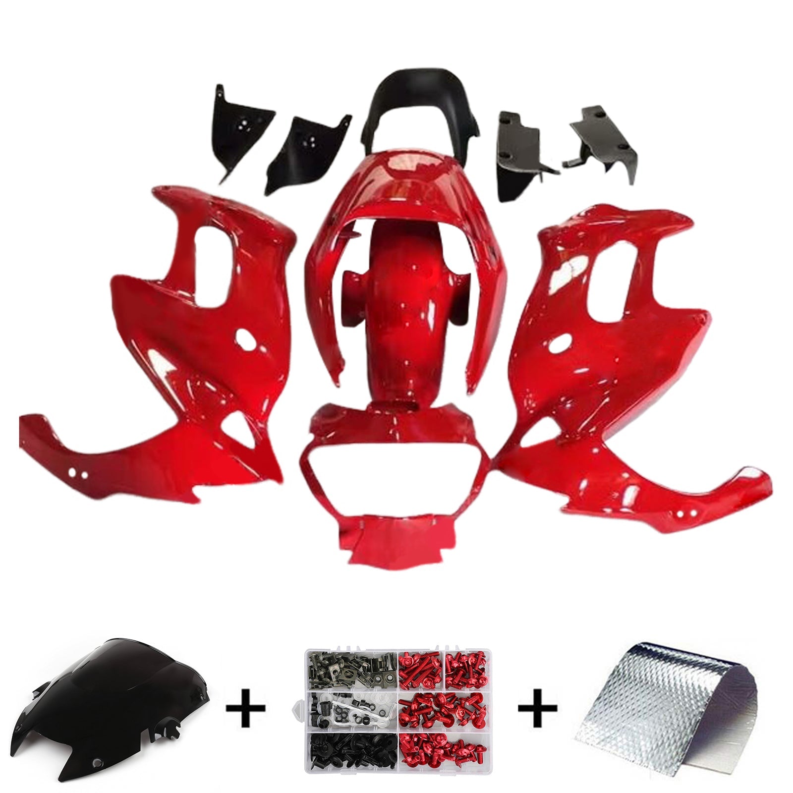 Amotopart Honda VTR1000F 1997-2005 Fairing Kit Bodywork Plastic ABS