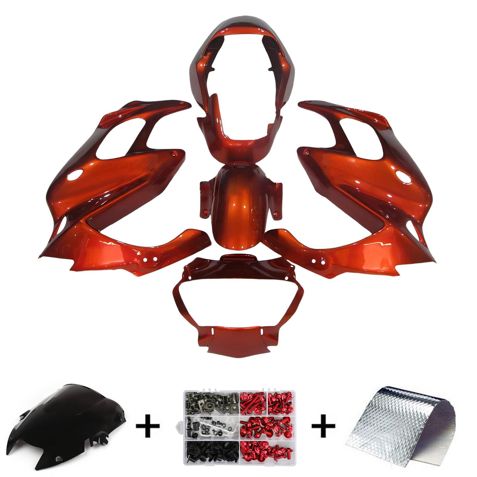 Amotopart Honda VTR1000F 1997-2005 Fairing Kit Bodywork Plastic ABS