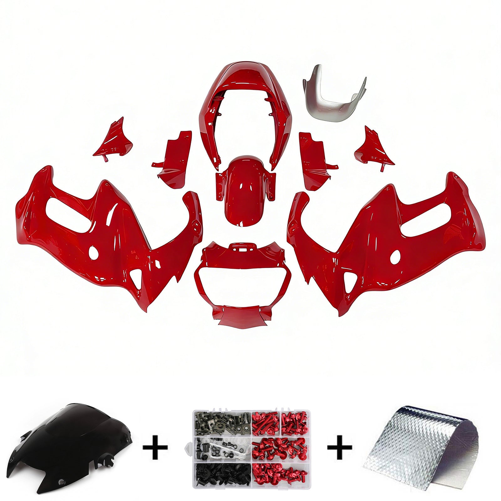 Amotopart Honda VTR1000F 1997-2005 Fairing Kit Bodywork Plastic ABS
