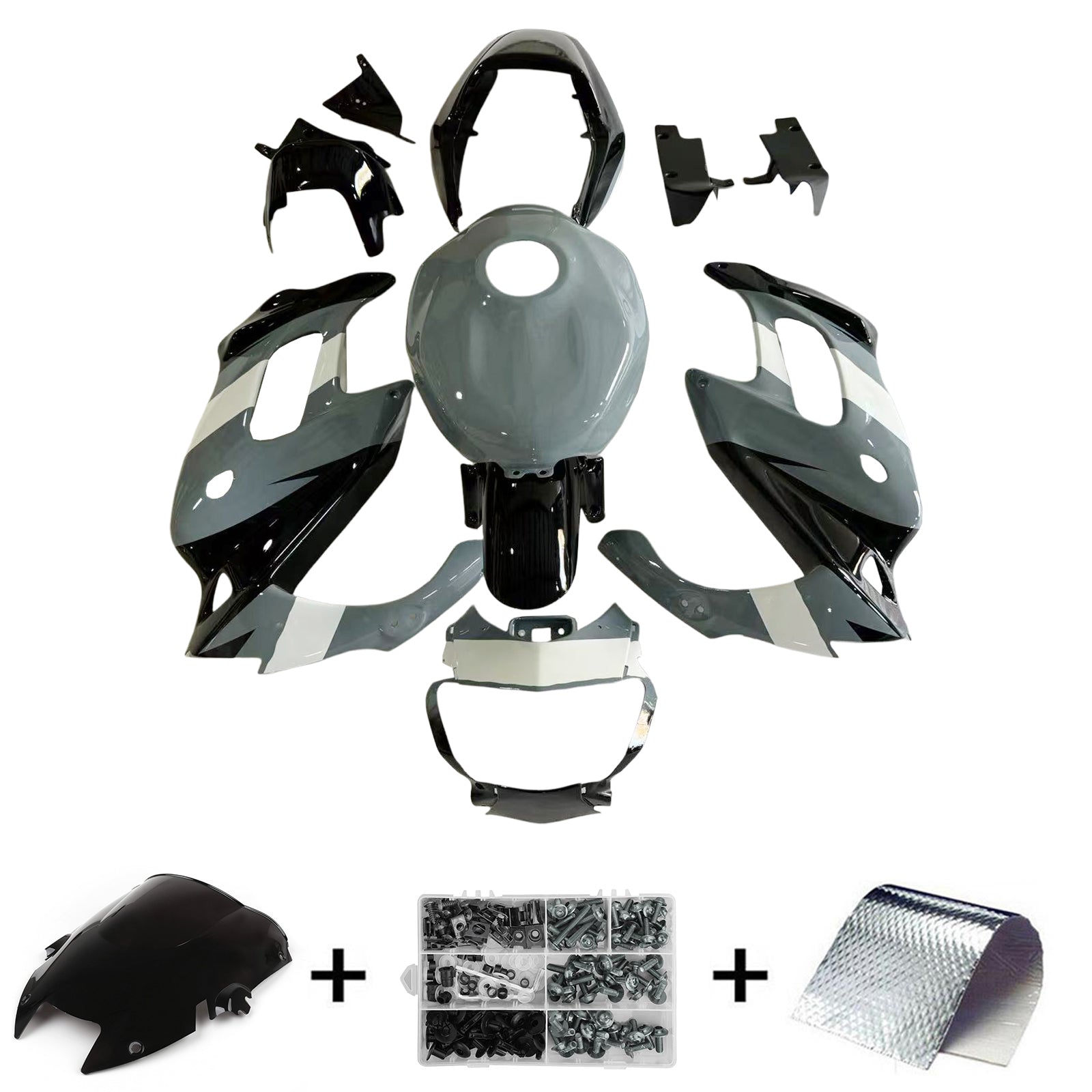 Amotopart Honda VTR1000F 1997-2005 Fairing Kit Bodywork Plastic ABS
