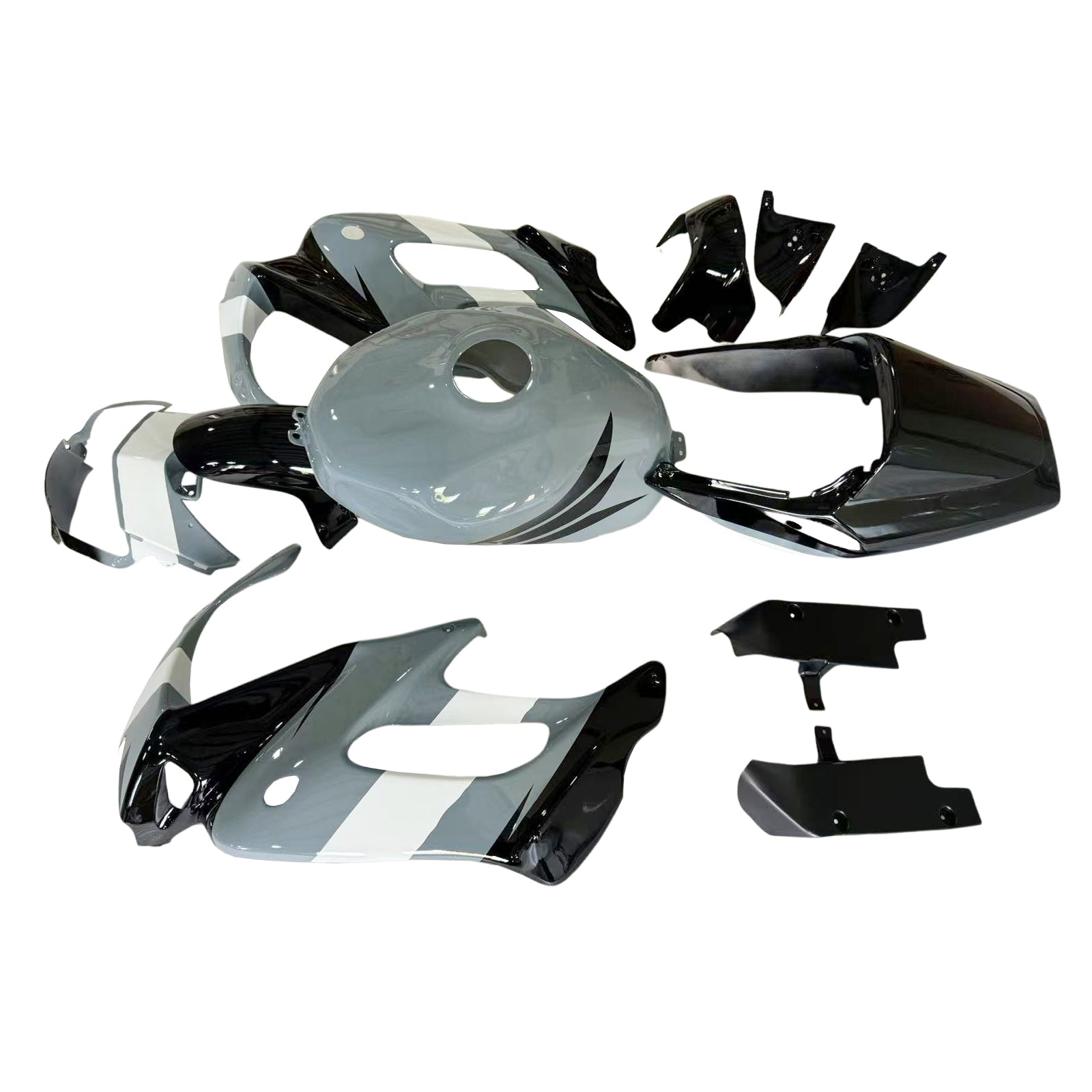 Amotopart Honda VTR1000F 1997-2005 페어링 키트 차체 플라스틱 복근