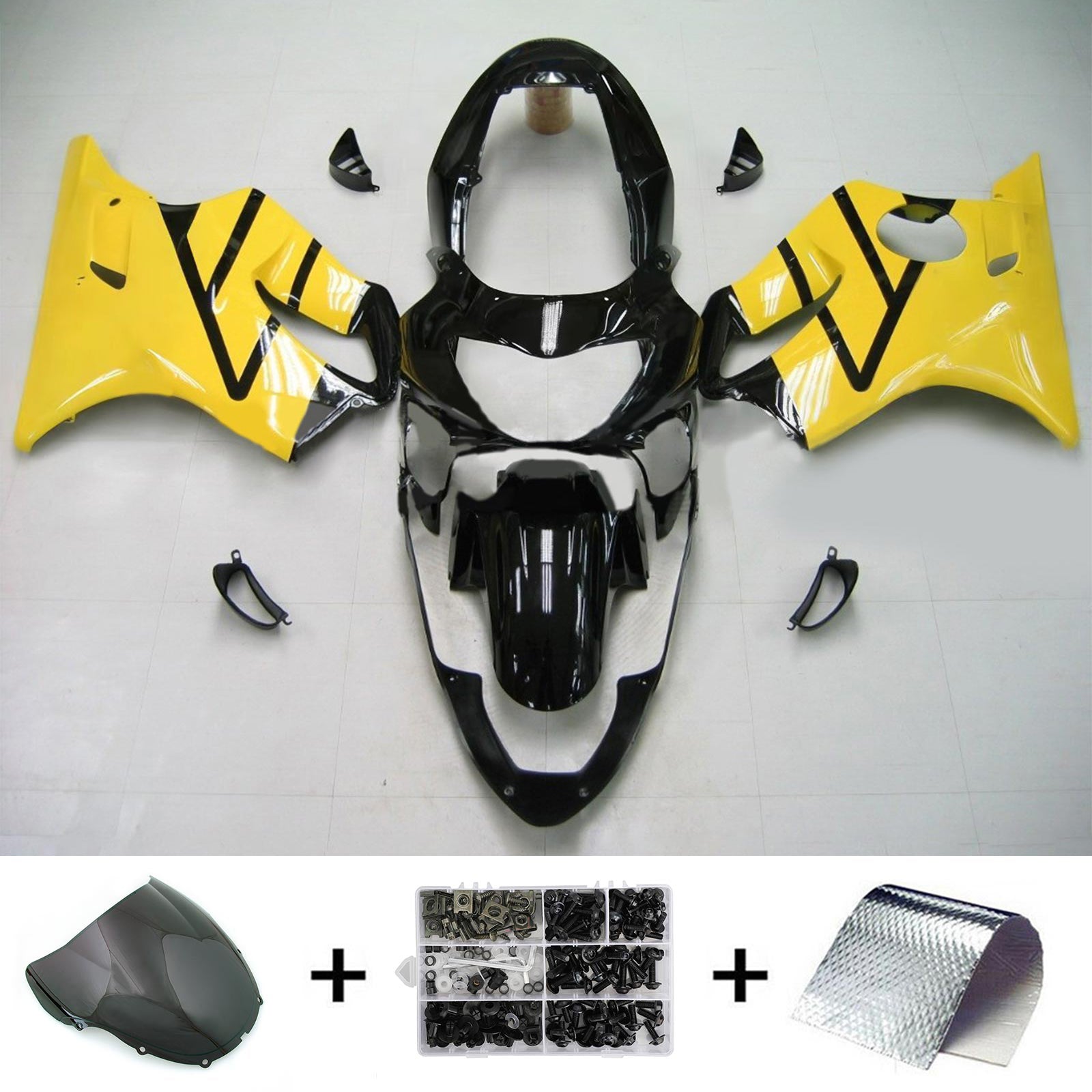 혼다 CBR600F4 1999-2000 페어링 키트 차체 플라스틱 ABS