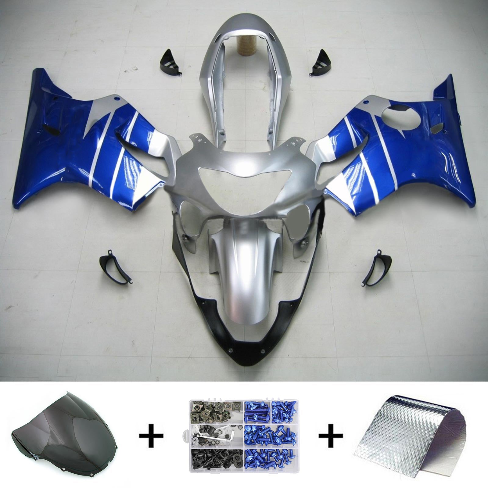 혼다 CBR600F4 1999-2000 페어링 키트 차체 플라스틱 ABS