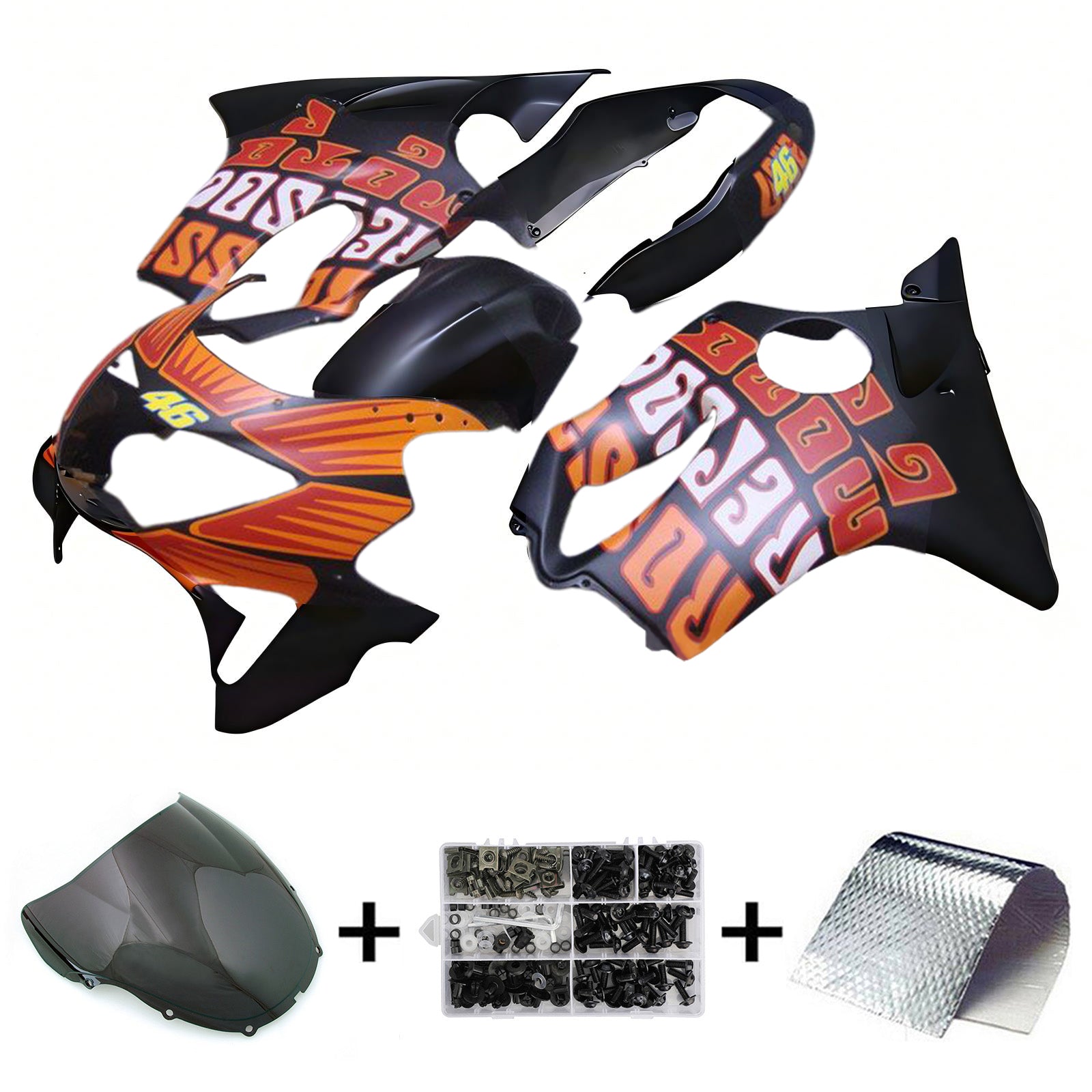 Honda CBR600 F4 1999-2000 Fairing Kit Bodywork Plastic ABS