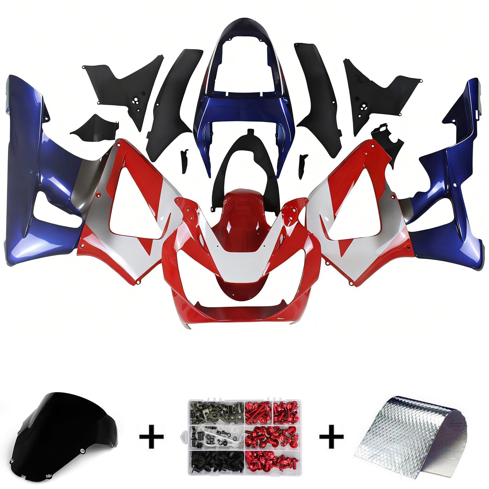 Honda CBR929RR 2000-2001 Fairing Kit Bodywork Plastic ABS