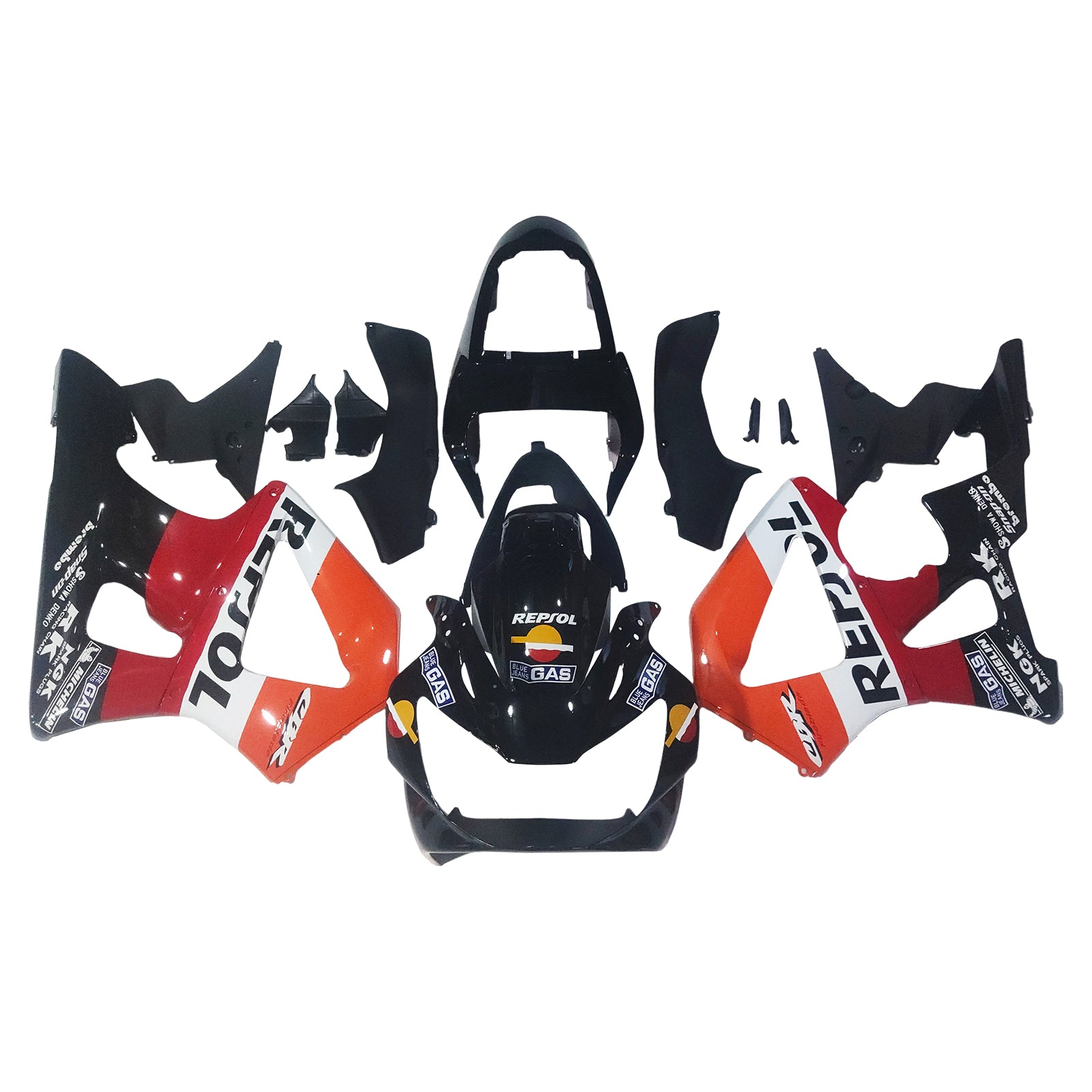 혼다 CBR929RR 2000-2001 페어링 키트 차체 플라스틱 ABS
