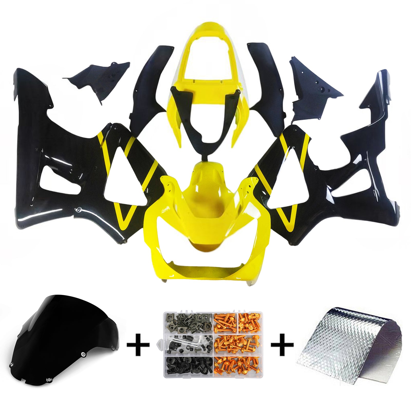 Honda CBR929RR 2000-2001 Fairing Kit Bodywork Plastic ABS